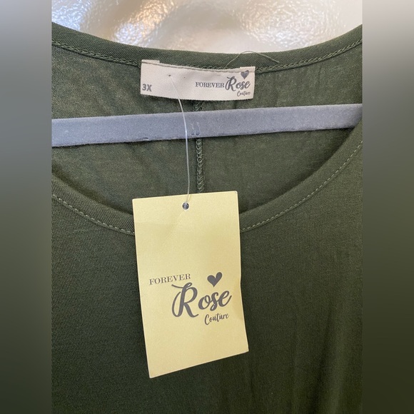 Green Tiered Dress - Picture 4 of 4